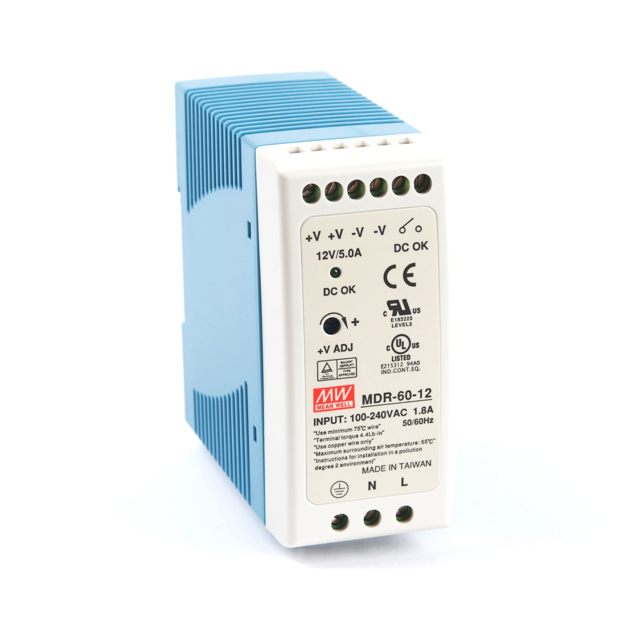 Fuente de alimentación conmutada MDR-60-12