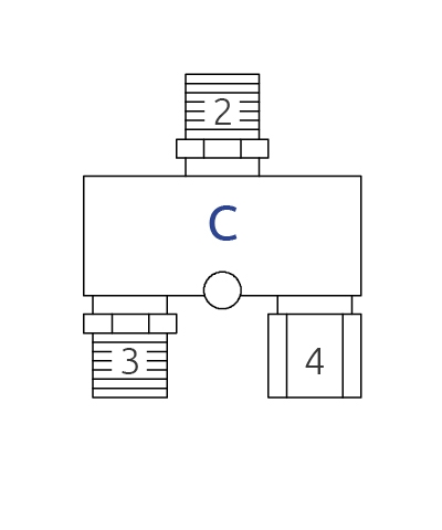 conector serie tipo C, MRFID TC C