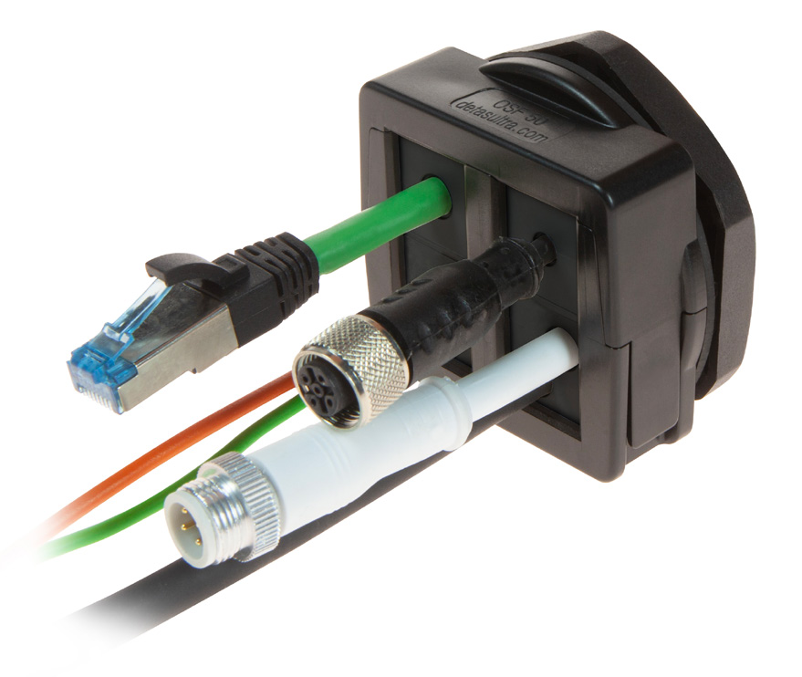 Pasamuros partido para cables OSF 50G