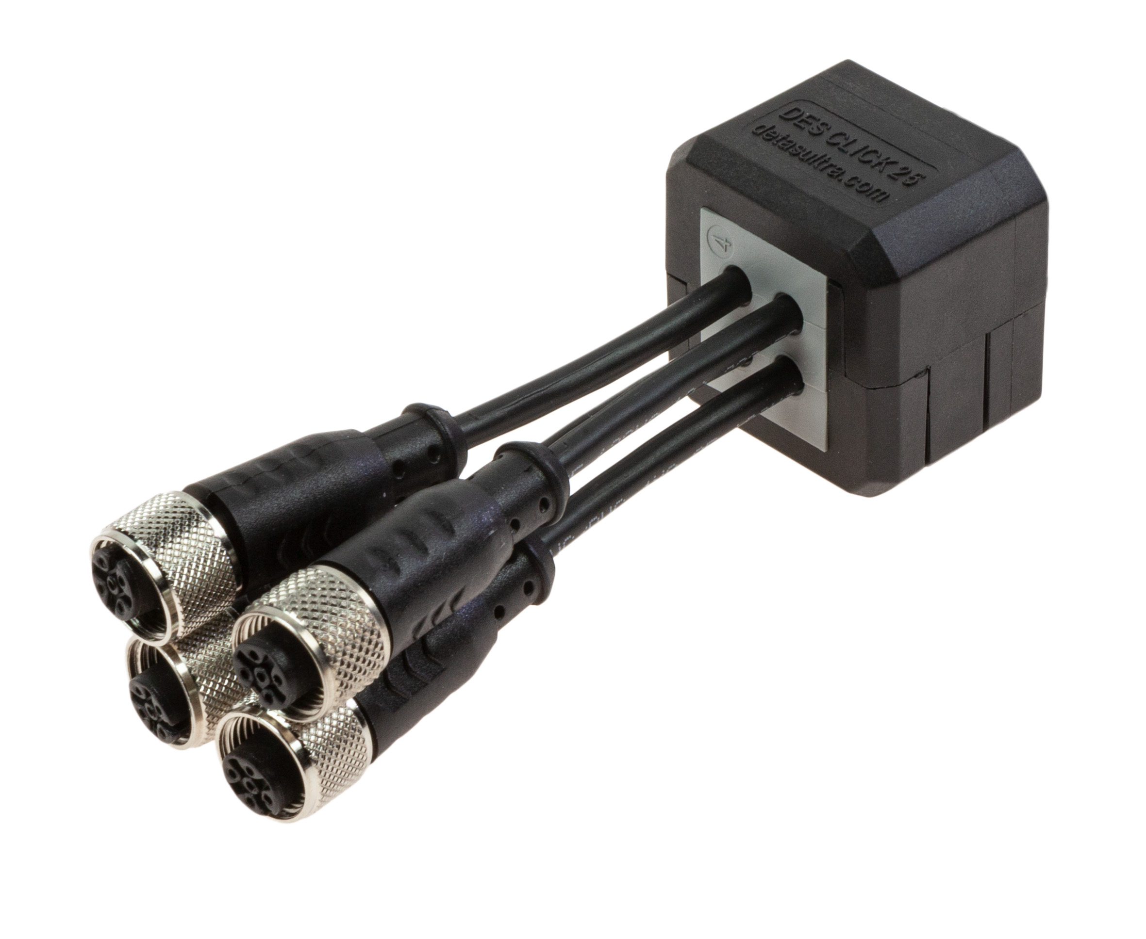 Pasamuros partido para cables con contratuerca DES CLICK 25 B
