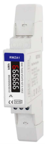 Contador de energía monofásico RWZA1-MID