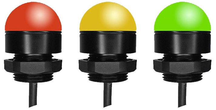 mini indicador LED M4B-1DBT-RYG-30