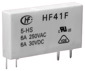 Relé industrial miniatura HF41F/024 ZS 555