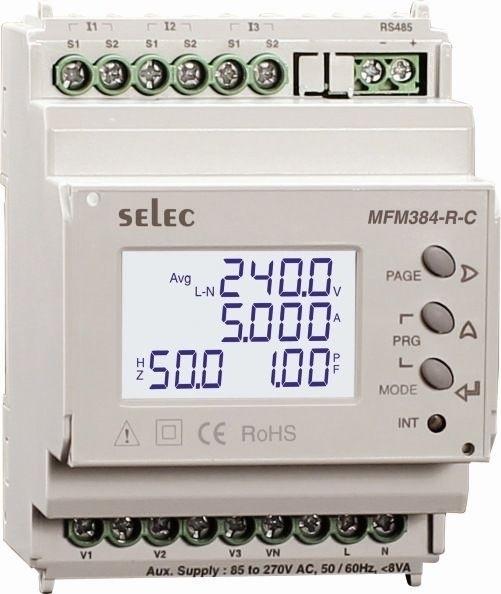 Medidor multifunción MFM384-R-C-MID-RoHS