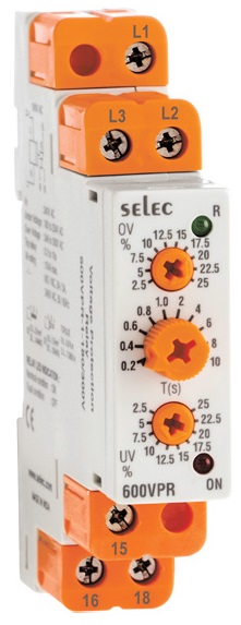 Relé de vigilancia de tensión 600VPR-170/290