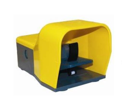 Pedal de seguridad con cubierta de aluminio EFDT21GE-V0-M