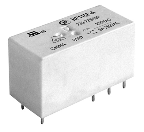 industrial 2 polos Relé HF115F-A/230-2ZS4B