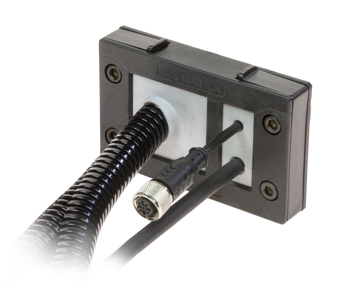 Pasamuros partido para cables conectorizados DES 10 CLICK
