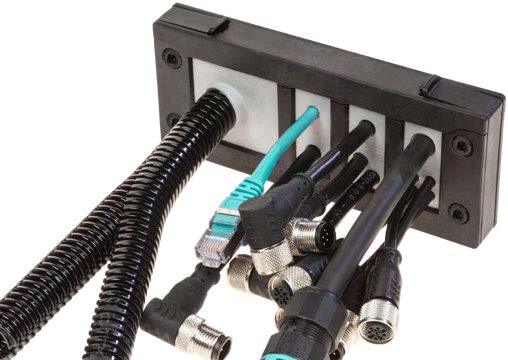 Pasamuros partido para cables conectorizados DES 24 CLICK