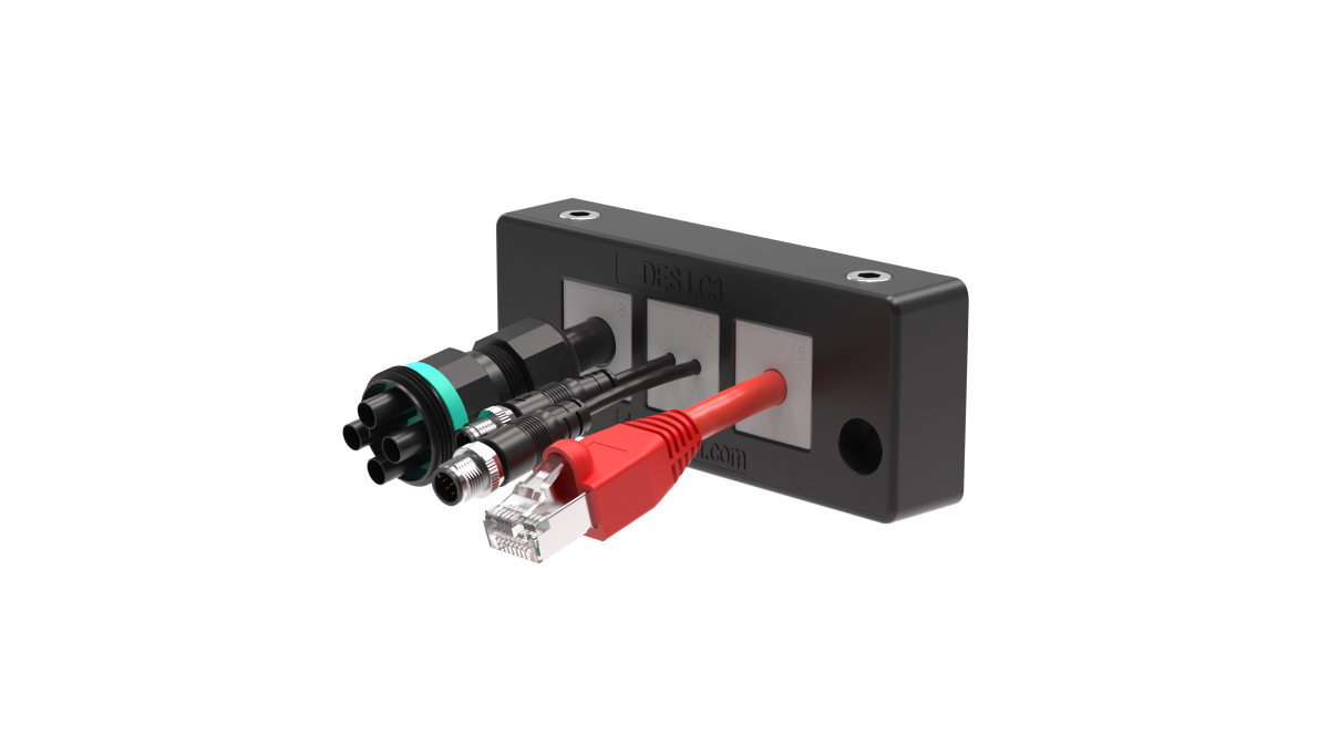 Pasamuros partido para cables conectorizados DES LC 3