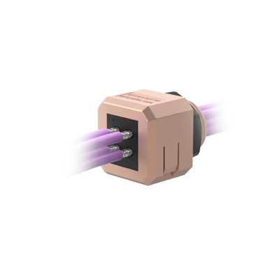 Pasamuros partido para cables conectorizados DES Q EMC
