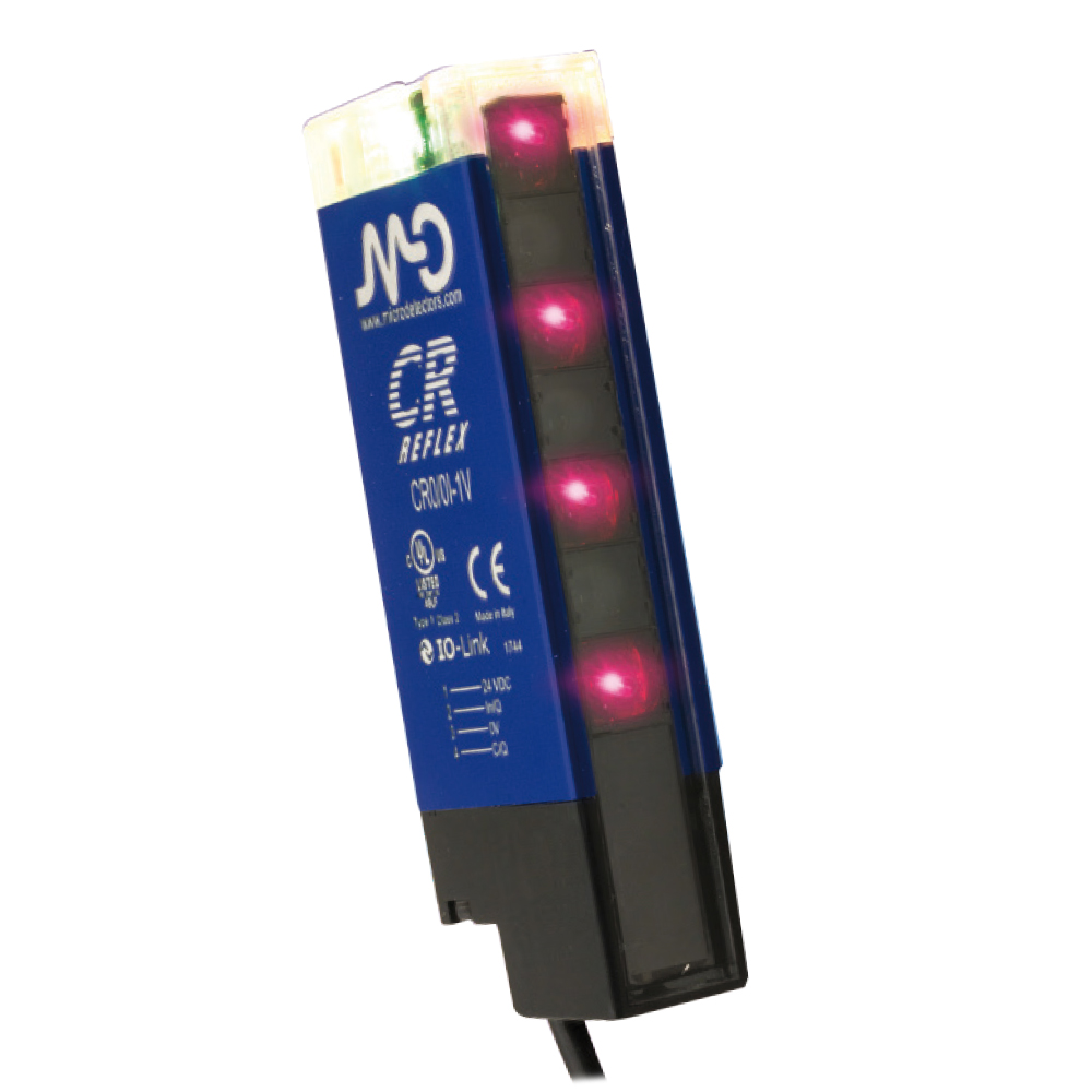retrorreflectivo polarizadoer sensor óptico, NPN-Salida CR0/BN-1V