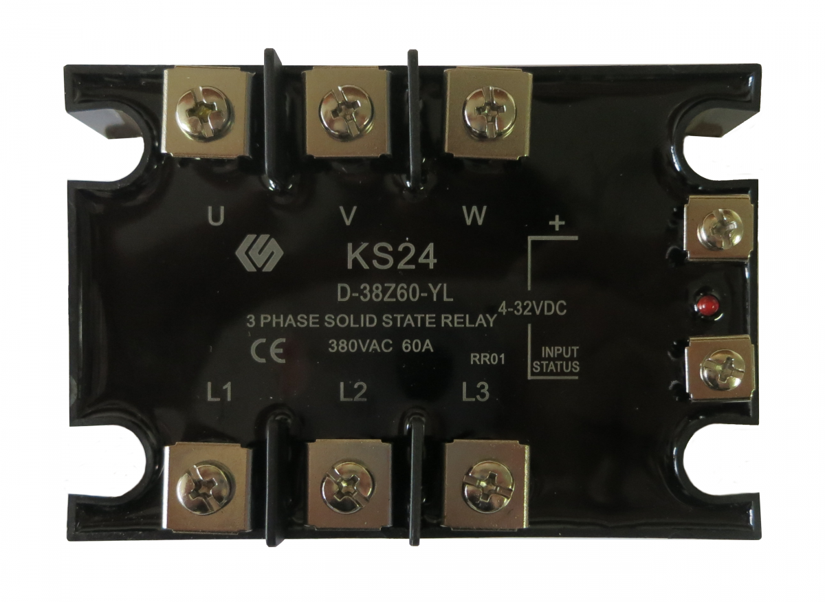 Relé trifásico de estado sólido KS24/D-38Z60-YL